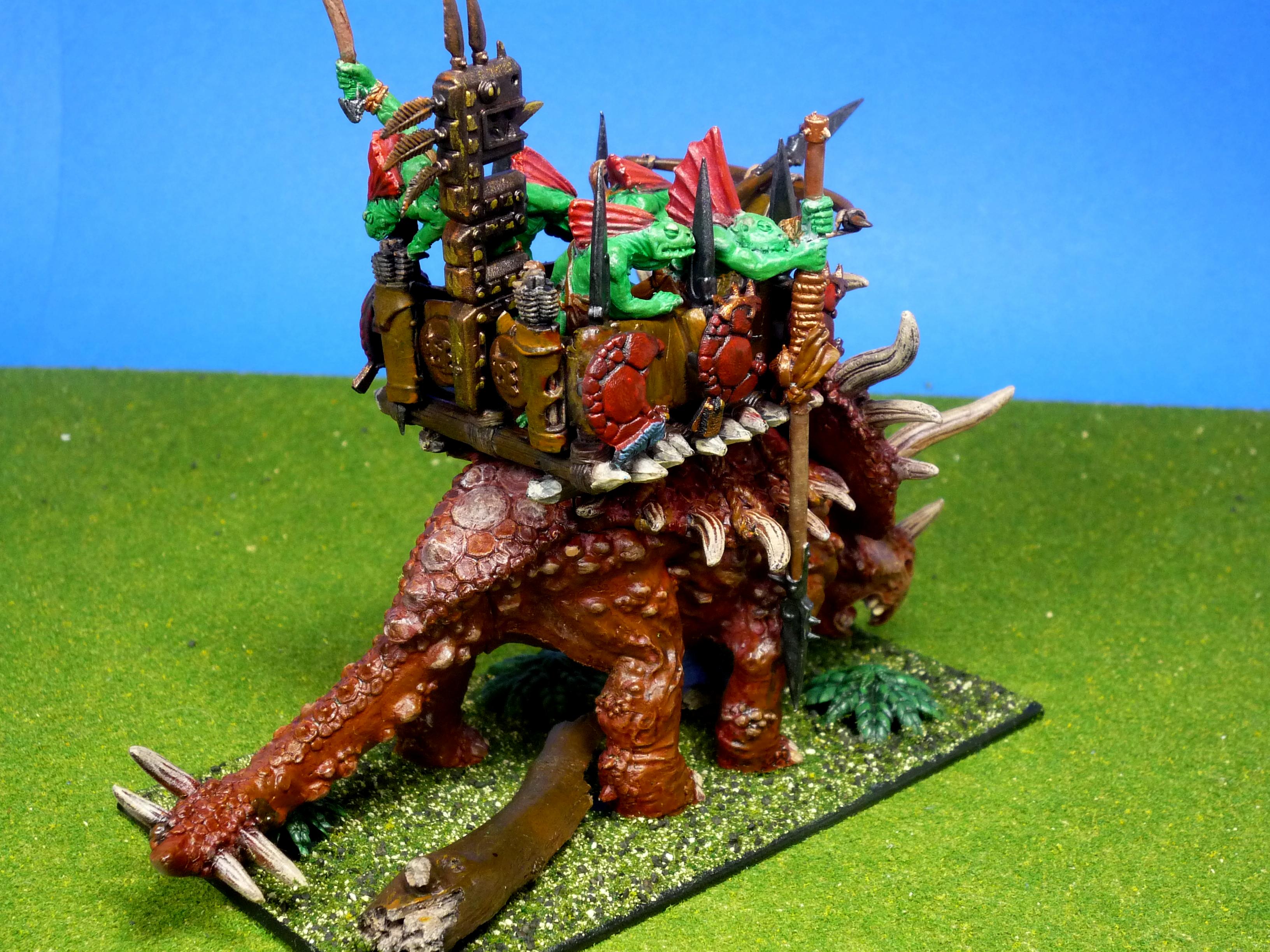 Lizardmen, Stegadon, War-spear, Warchief