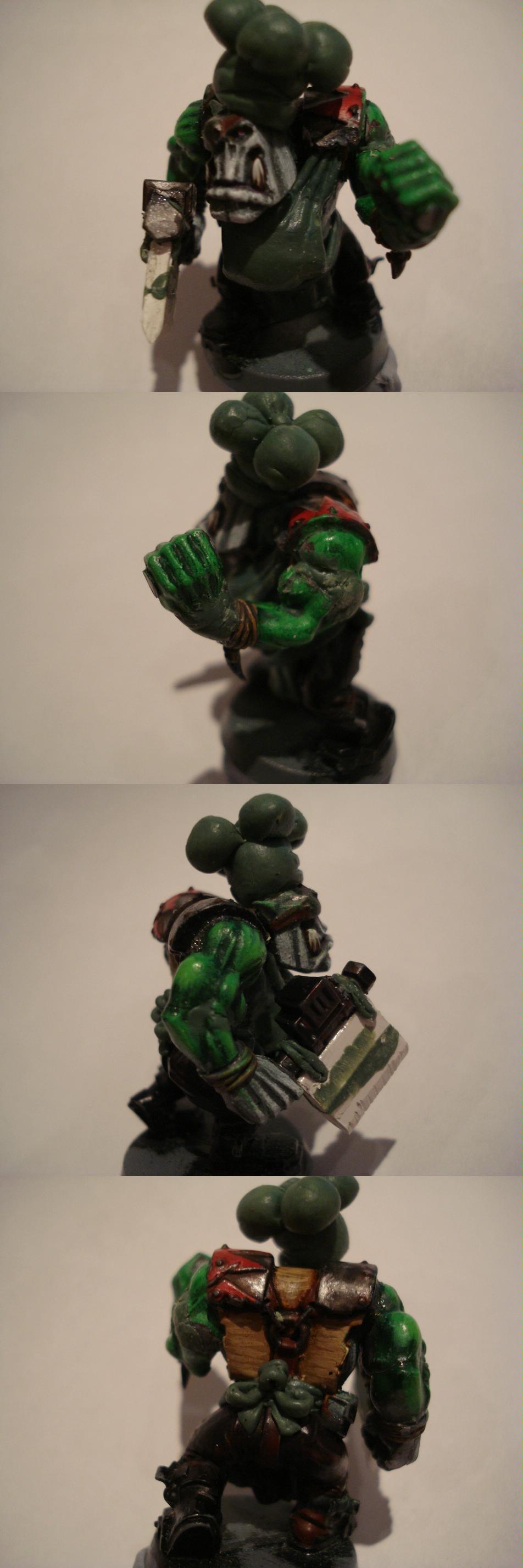 Orks, Looks like Nob is jogging and with a good reason