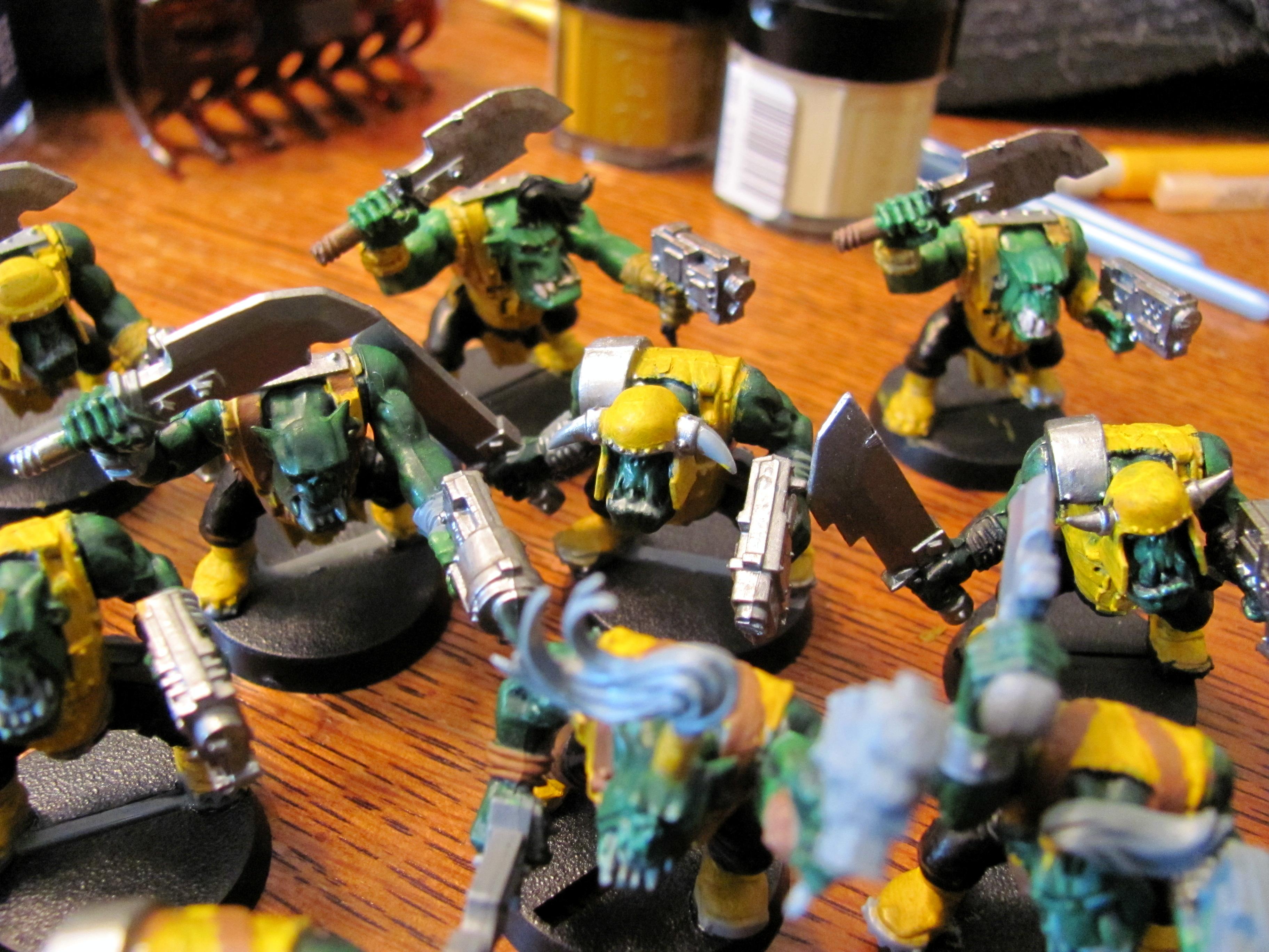Bad Moons, Orks, Work In Progress