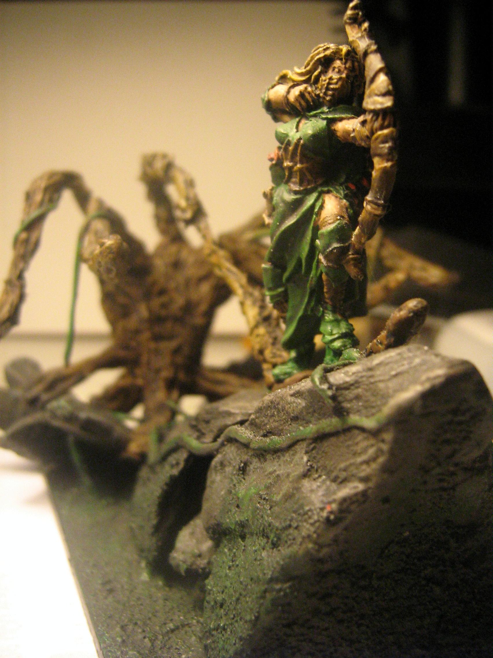Wood Elf Waywatcher Diorama Action Shot