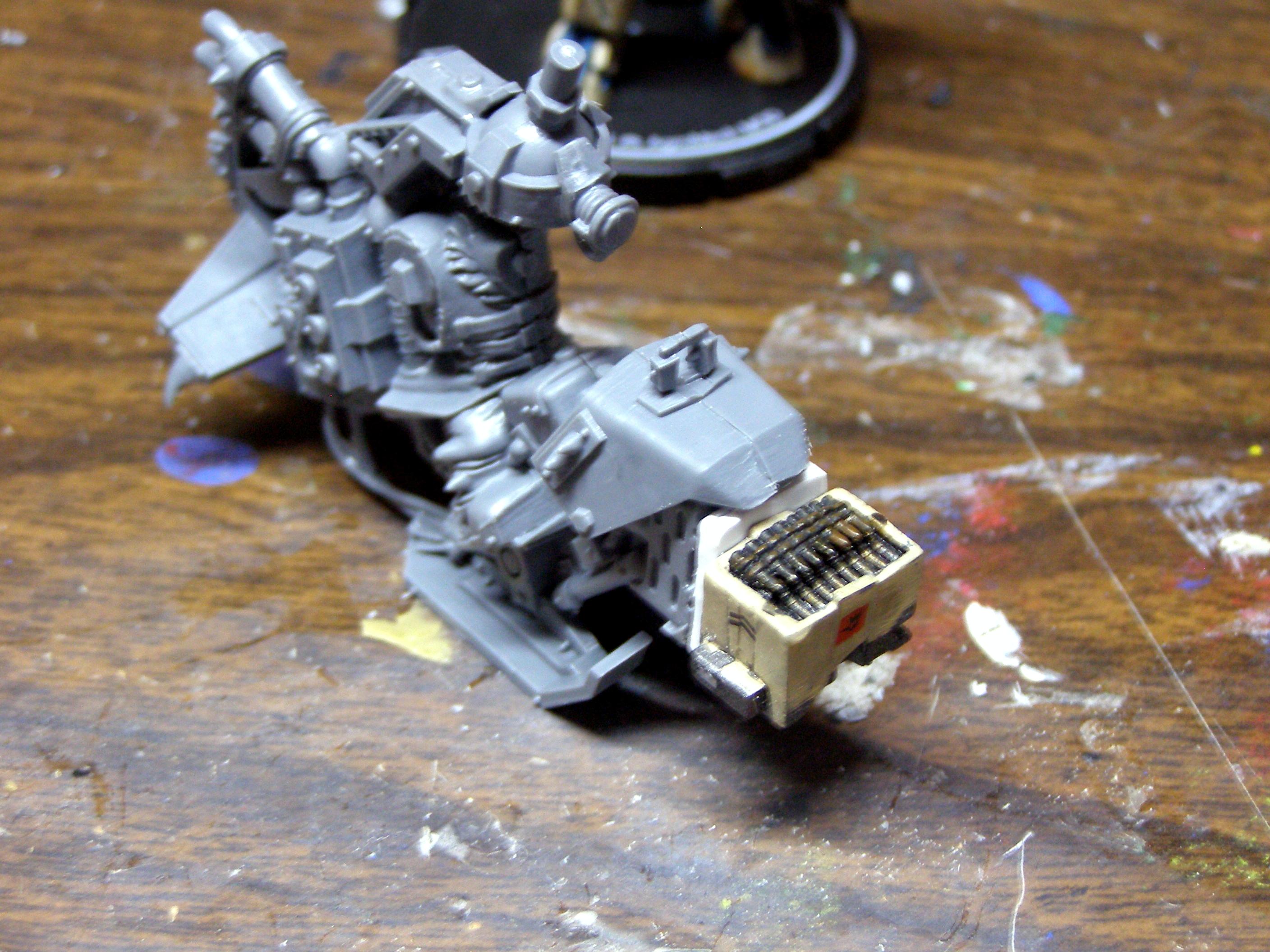 07 Glue ammo bin on