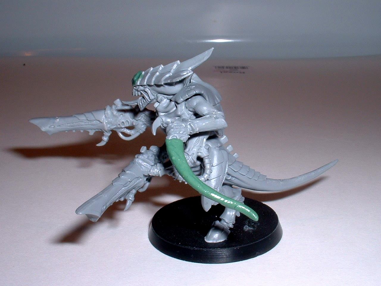Conversion, Greenstuff, Lash Whips, Tyranid Warriors, Tyranids, Work In Progress