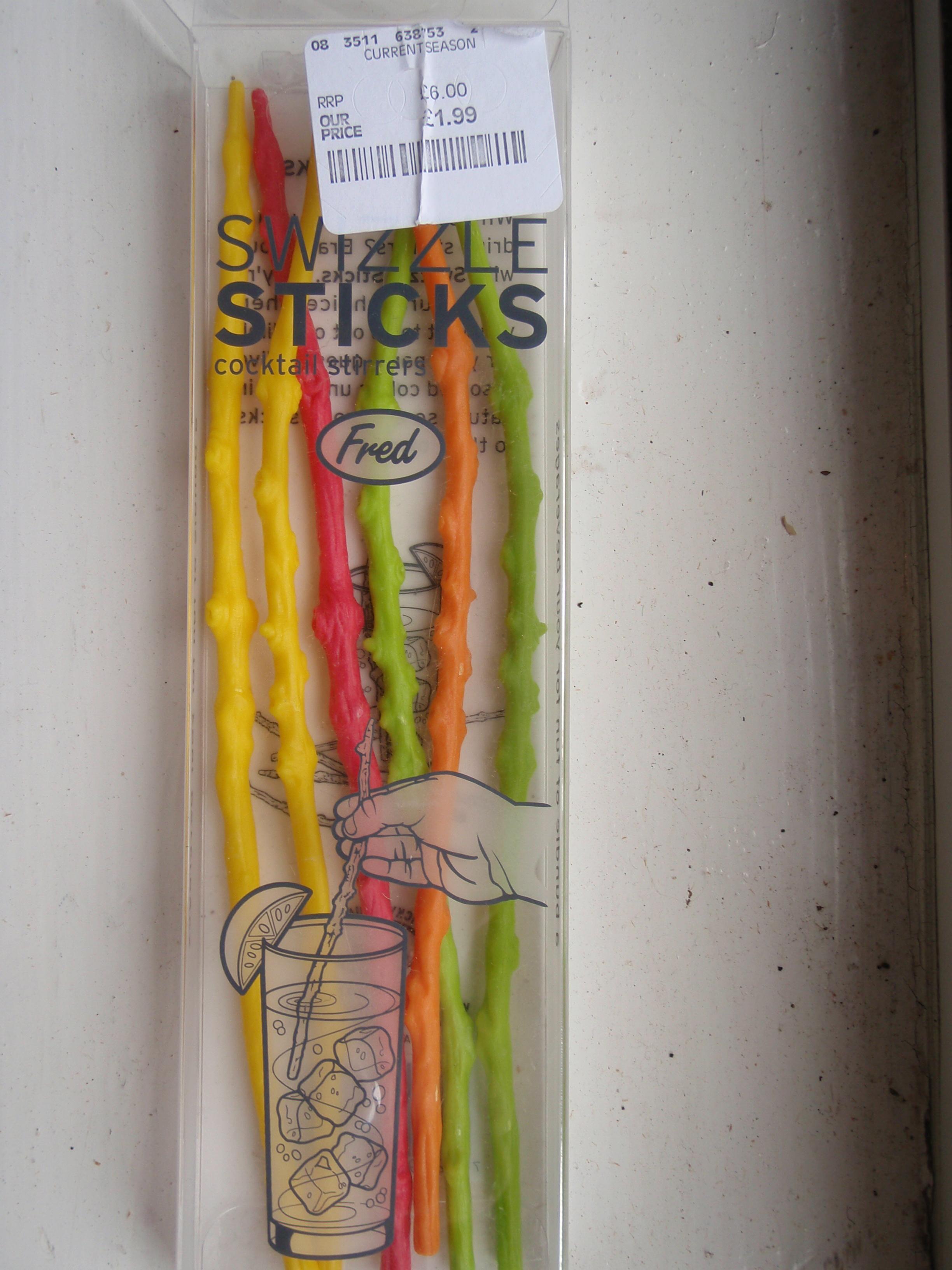 Fred Swizzle Sticks