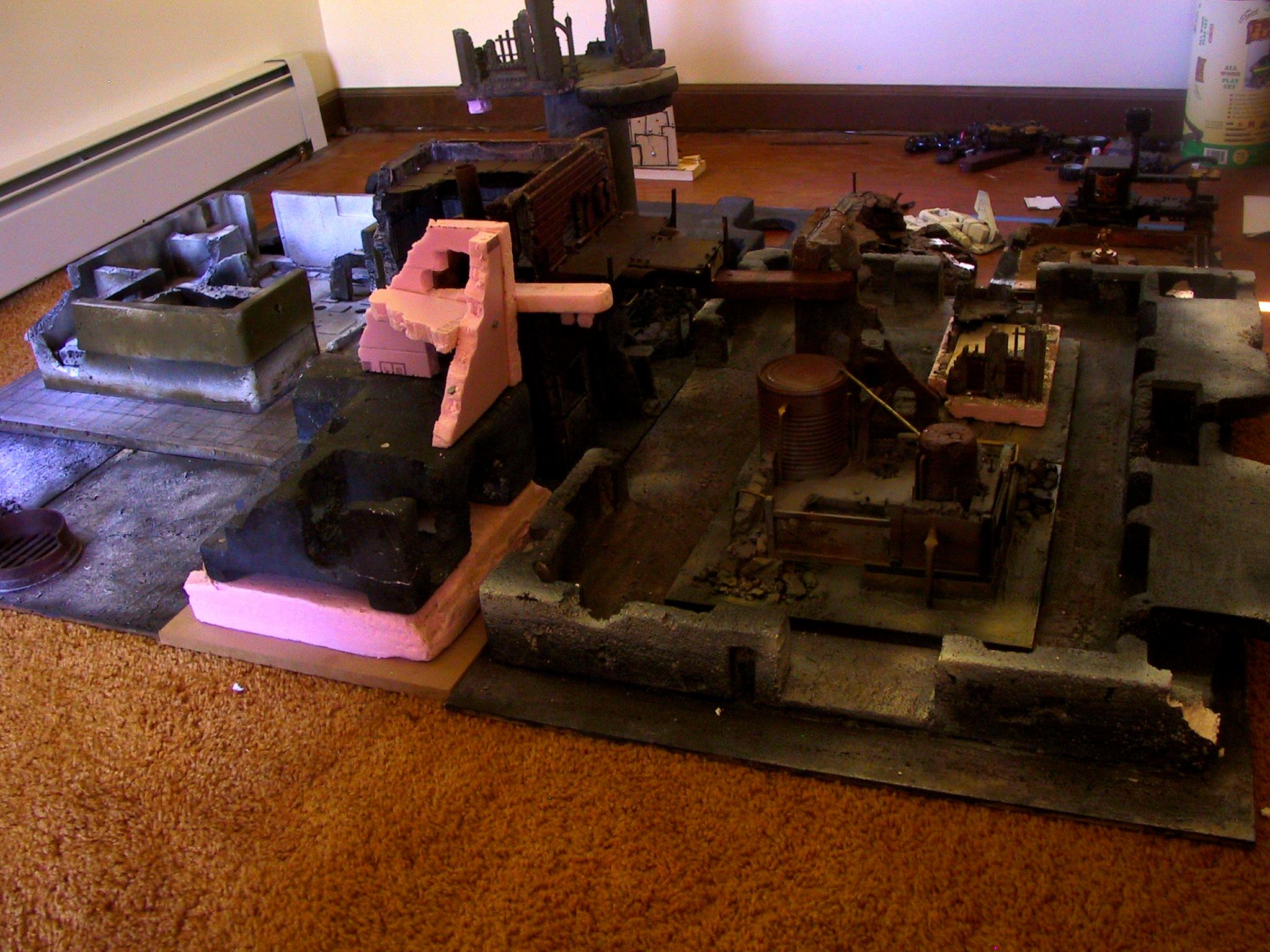 Cities Of Death, City, Imperial, Industrial, Terrain, Warhammer 40,000, Work In Progress
