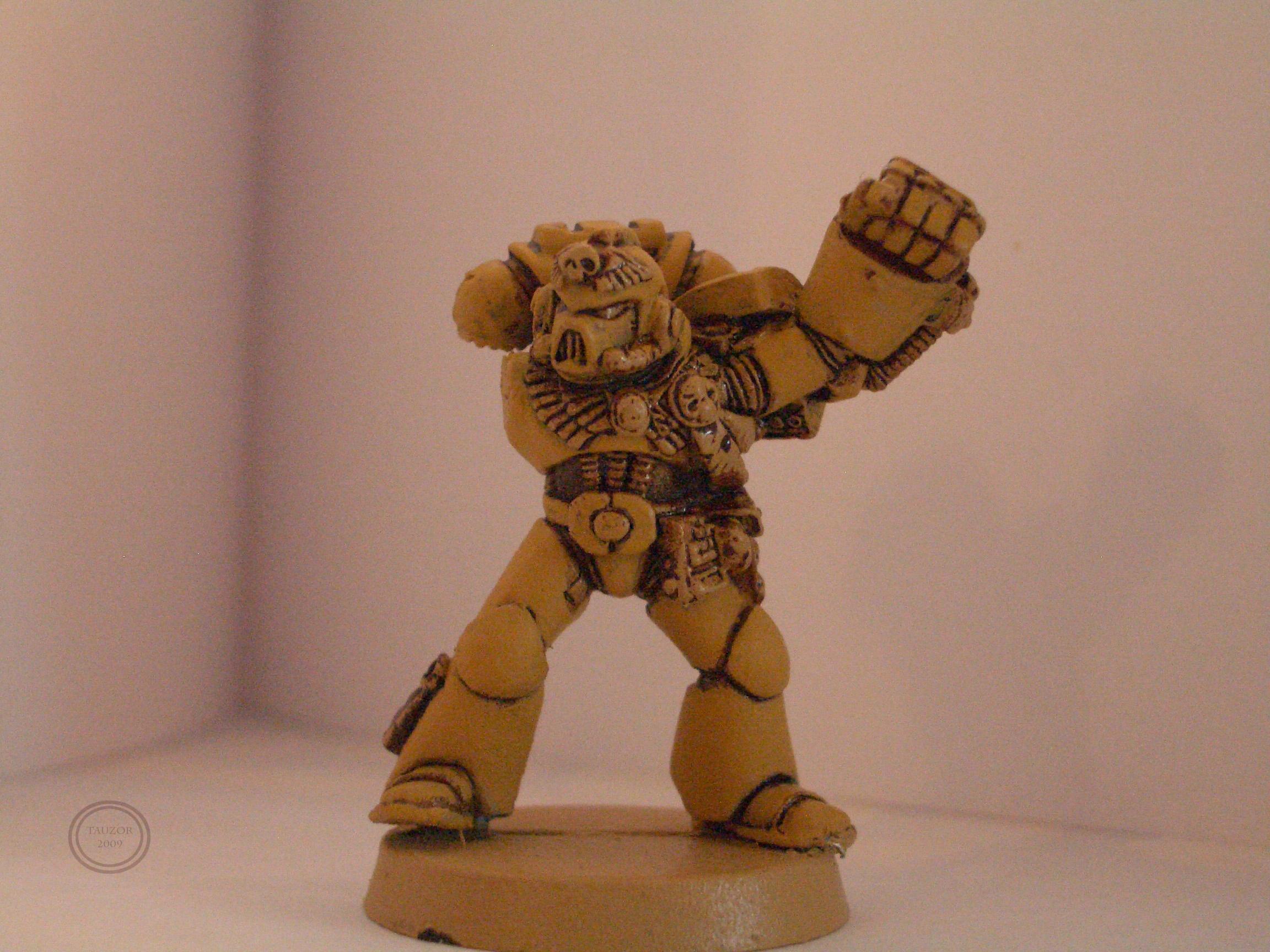 Imperial Fists, Warhammer 40,000, Work In Progress, Yellow Space Marines