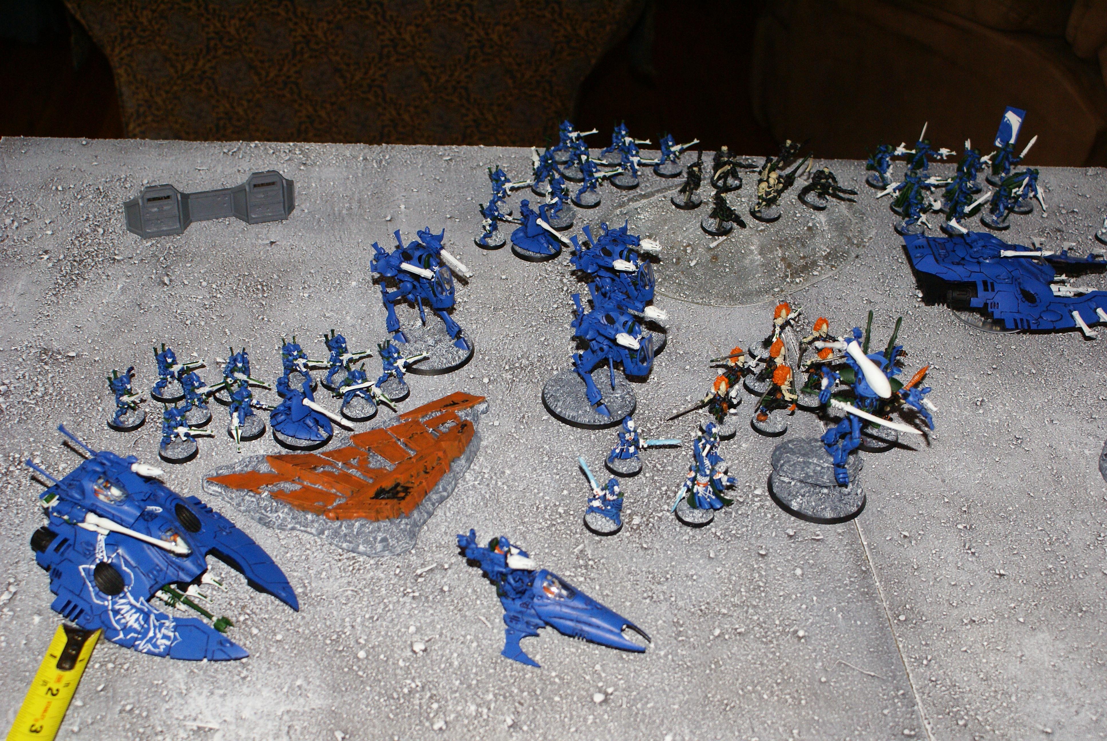 Dark Reapers, Eldar, Falcon, Guardians, Howling Banshees, Vyper, War Walkers, Warhamer 40k, Warhammer 40,000, Wave Serpent, Wraithlord