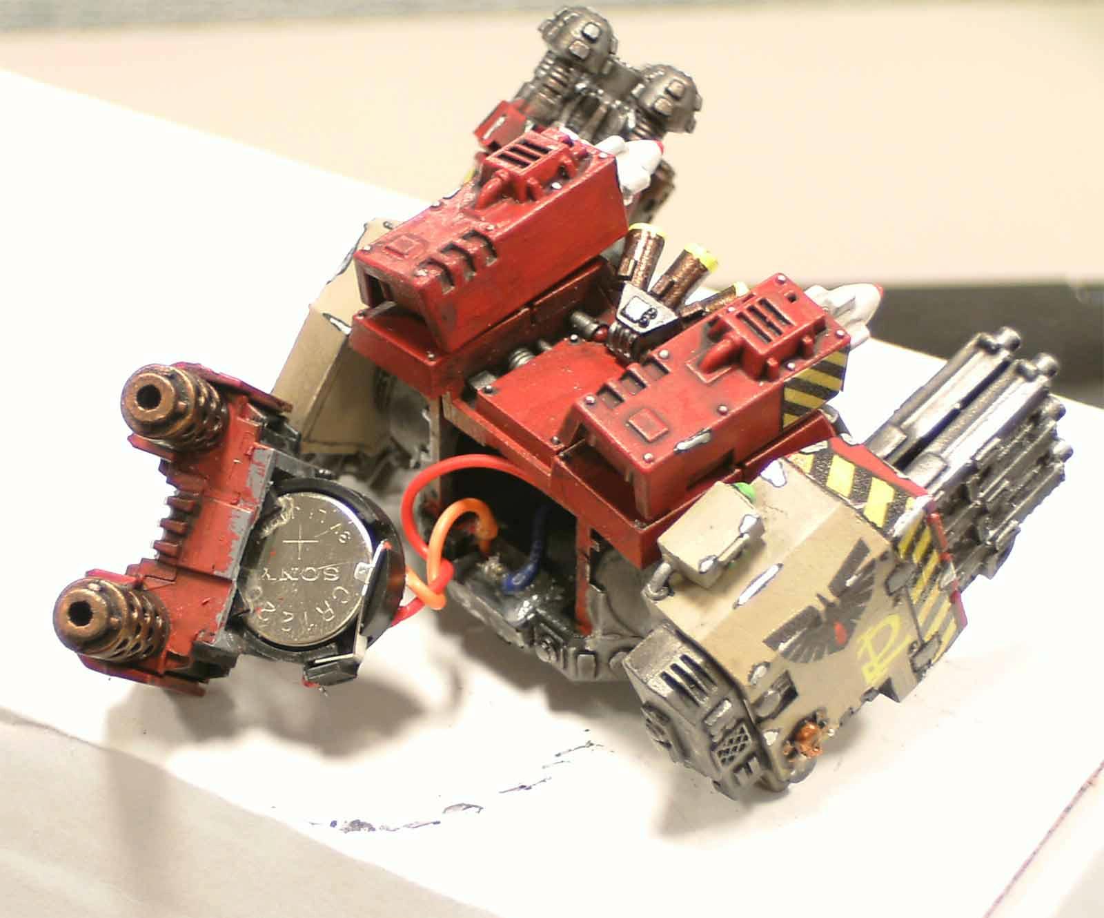Blood Ravens, Conversion, Dreadnought, Ironclad, LED, Lighted, Warhammer 40,000
