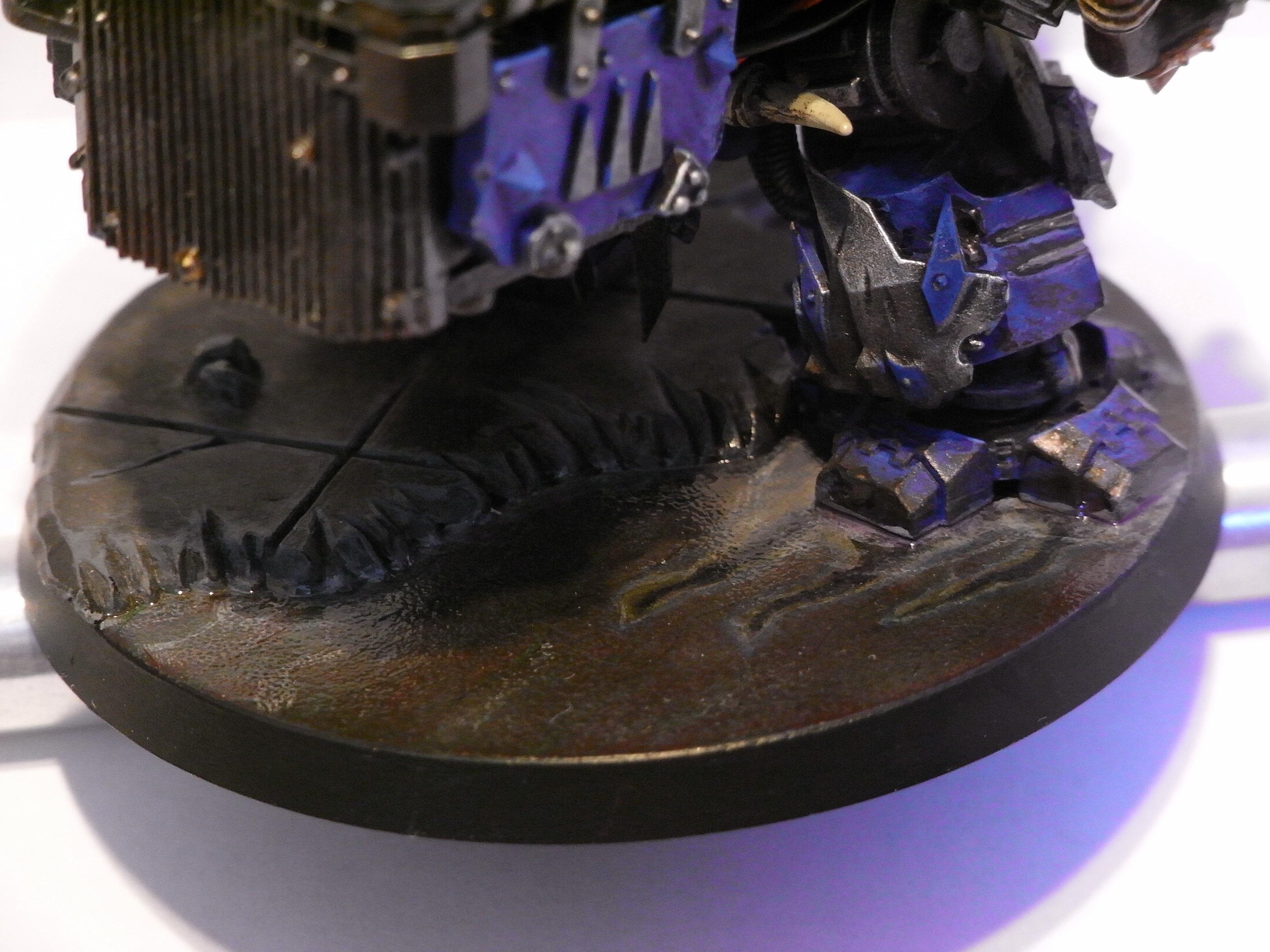 Assault, Assault On Black Reach, Black, Blue, Bone, Checkered, Chequered, Conversion, Deff, Deff Dread, Deff Skulls, Deffskulls, Dreadnought, On, Orks, Reach, Rust, Skull, Work In Progress