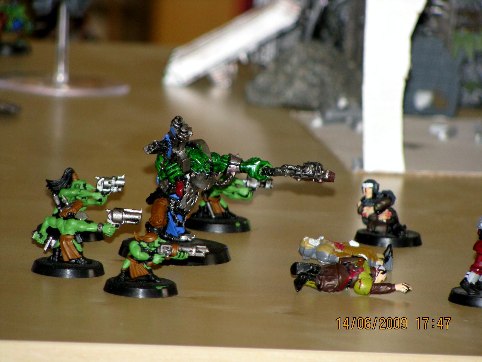 Gretchin, Guard, Orks, Ownage, Shoot-out