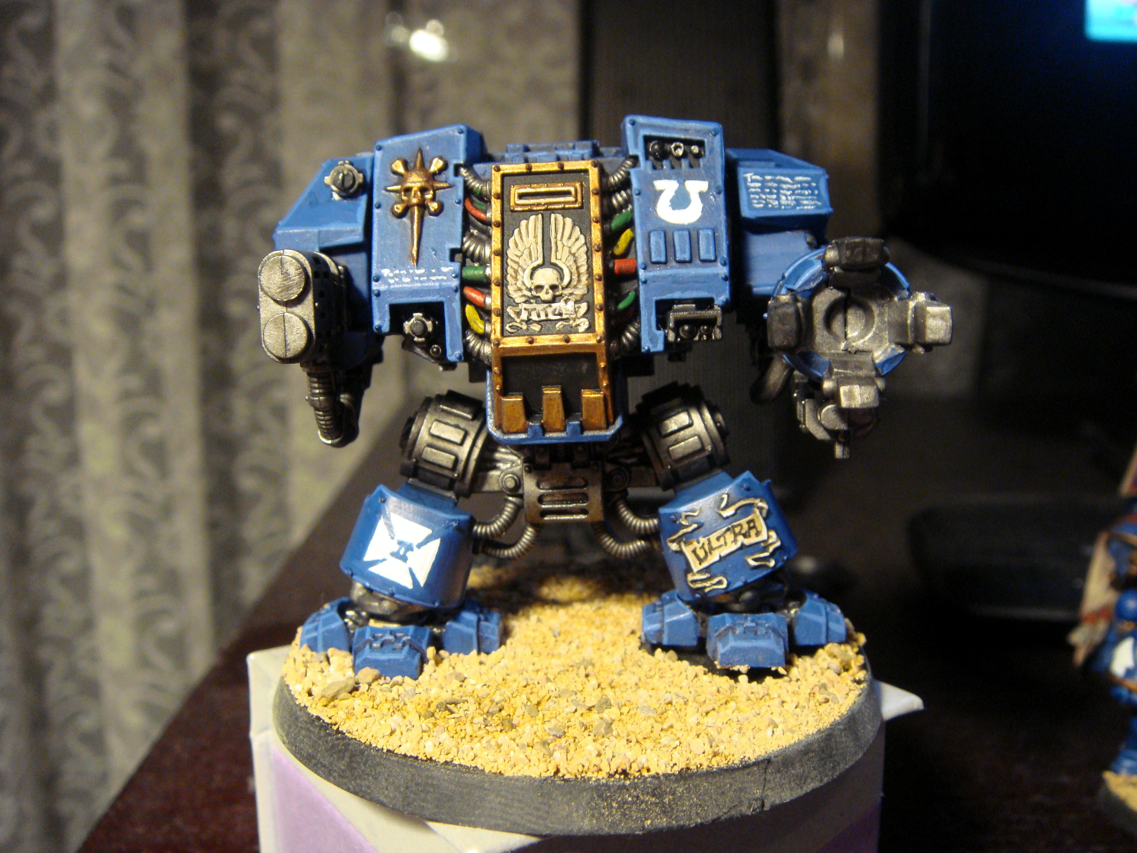 Dreadnought, Space Marines, Ultramarines