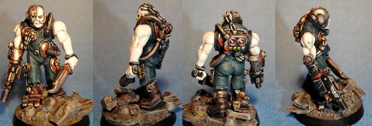 Cyborg, Necromunda, Servitors