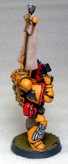 Diy Chapter, Space Marines, Veteran Sargeant, Warhammer 40,000, Yellow