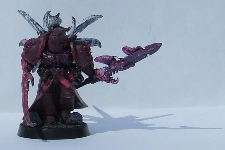 Chaos Lord, Chaos Space Marines, Daemon Weapon, Slaanesh, Winged