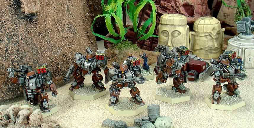 Anime, Black Talon, Caprice, Cef, Dp9, Dream Pod 9, Earth, Heavy Gear, Heavy Gear Blitz, Locked &amp; Loaded, Mecha, Miniatures