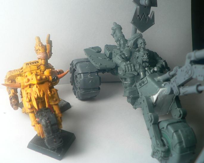 Conversion, Deffkopta, Games Workshop, Orks, Trike, Waaagh, Warboss