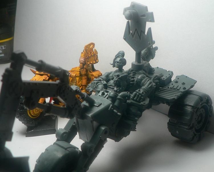 Conversion, Deffkopta, Games Workshop, Orks, Trike, Waaagh, Warboss