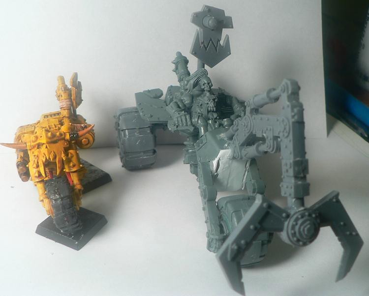 Conversion, Deffkopta, Games Workshop, Orks, Trike, Waaagh, Warboss