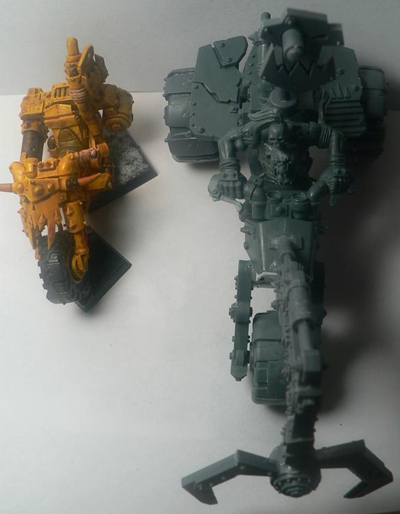 Conversion, Deffkopta, Games Workshop, Orks, Trike, Waaagh, Warboss