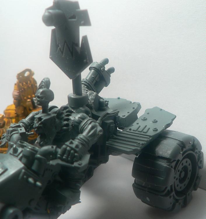 Conversion, Deffkopta, Games Workshop, Orks, Trike, Waaagh, Warboss
