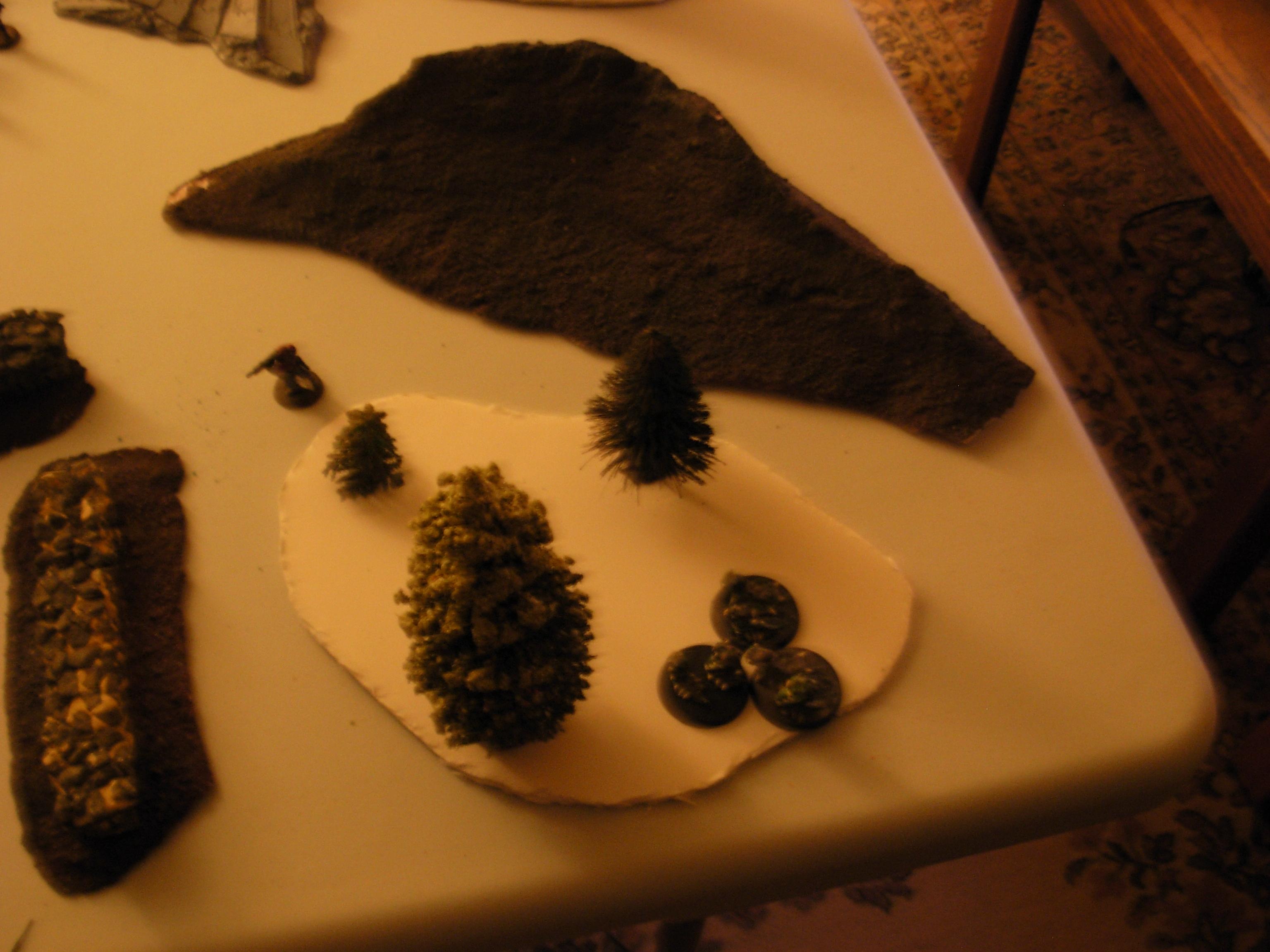 Battle Is Finished, Empty, Nothingness..., Terrain, Trees