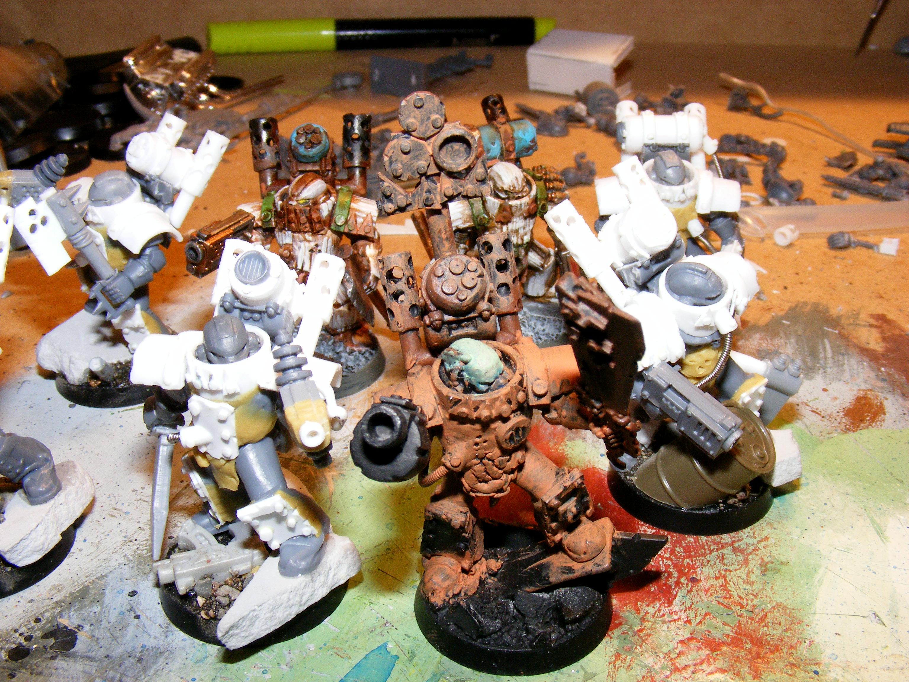 Orky Death Guard squad