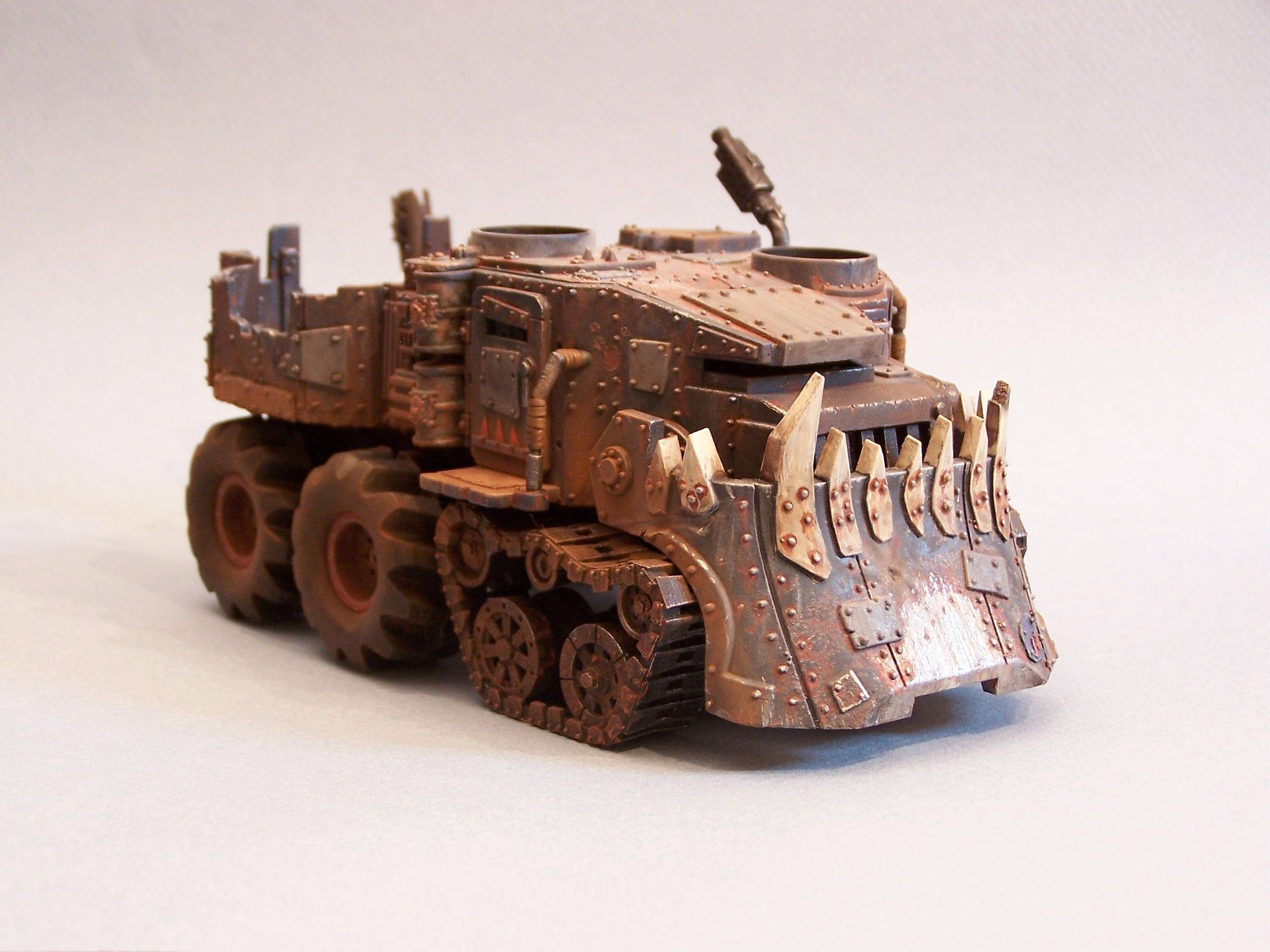 Battlewagon, Orks, Weathering Techniques - Nitty Gritty BW 2oclock ...