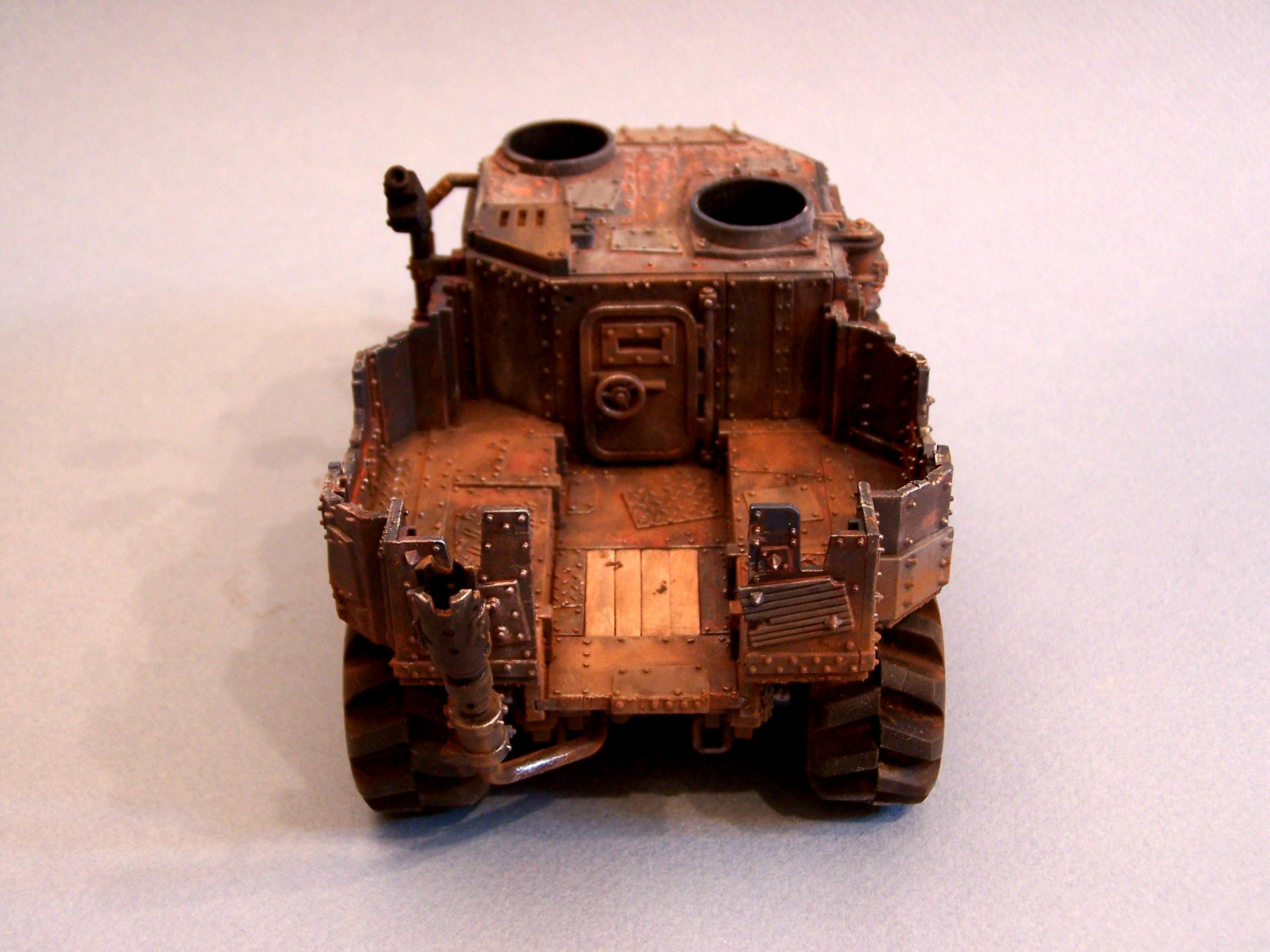 Battlewagon, Orks, Weathering Techniques