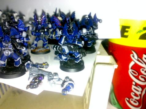 Chaos Space Marines, Night Lords, Warhammer 40,000, Work In Progress