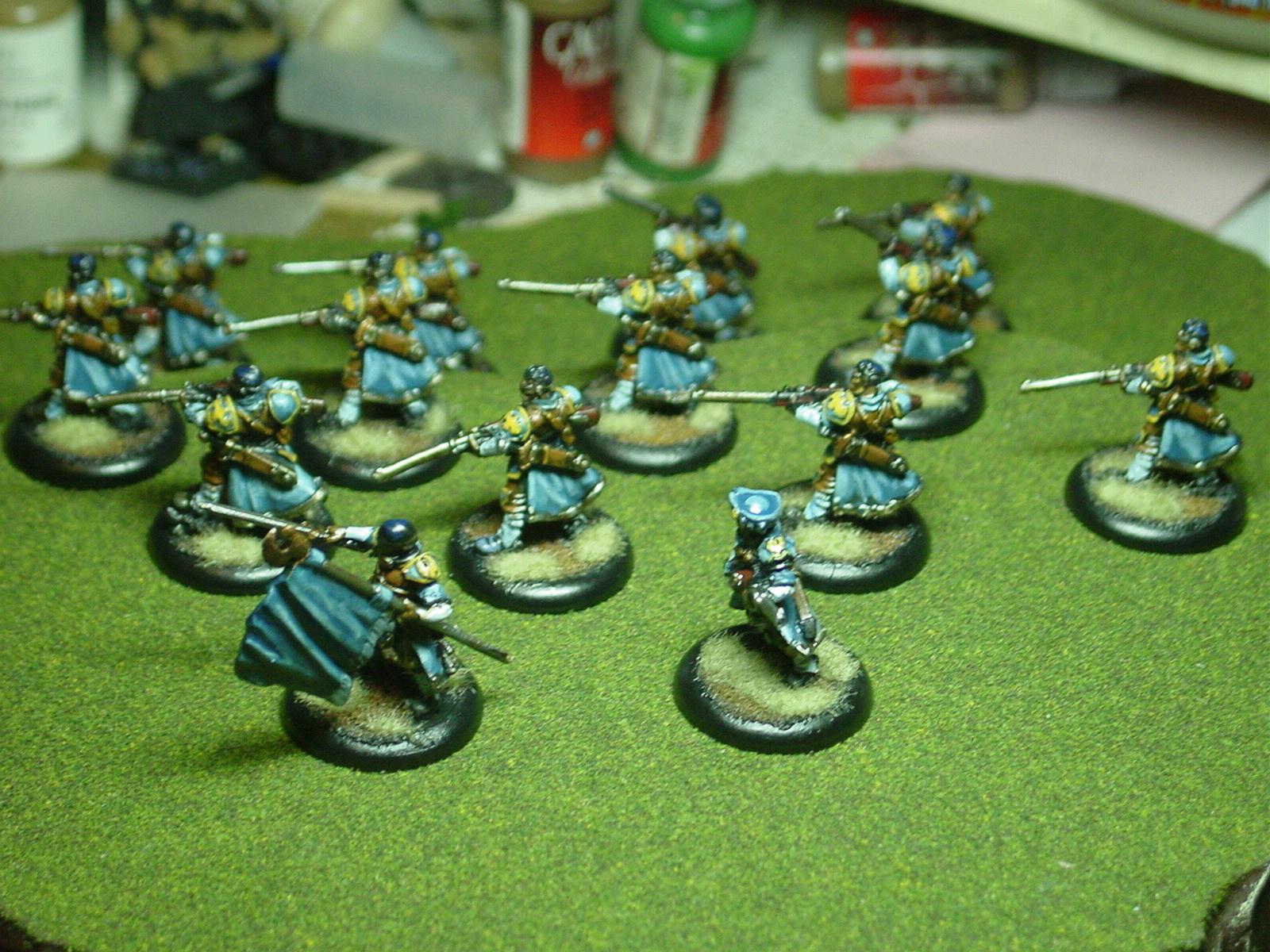 Cygnar, Long Gunners, Warmachine