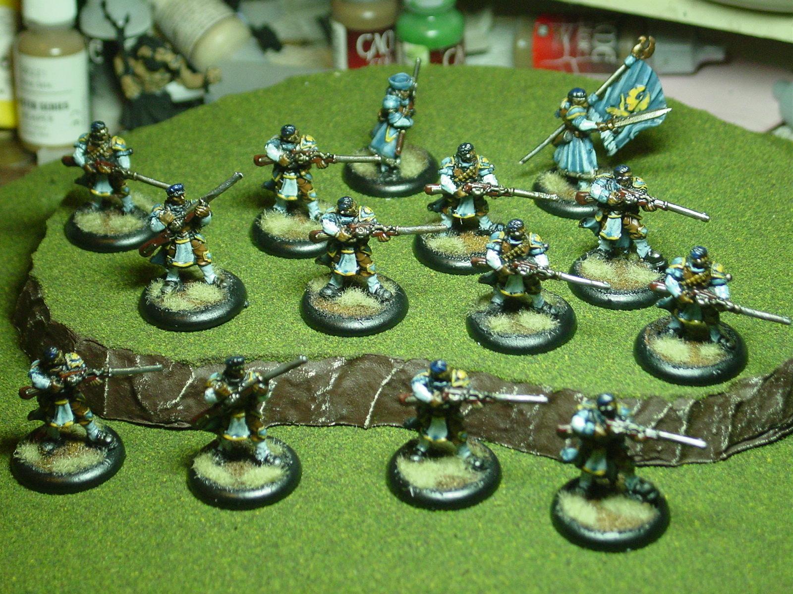 Warmachine, Cygnar, Long Gunners