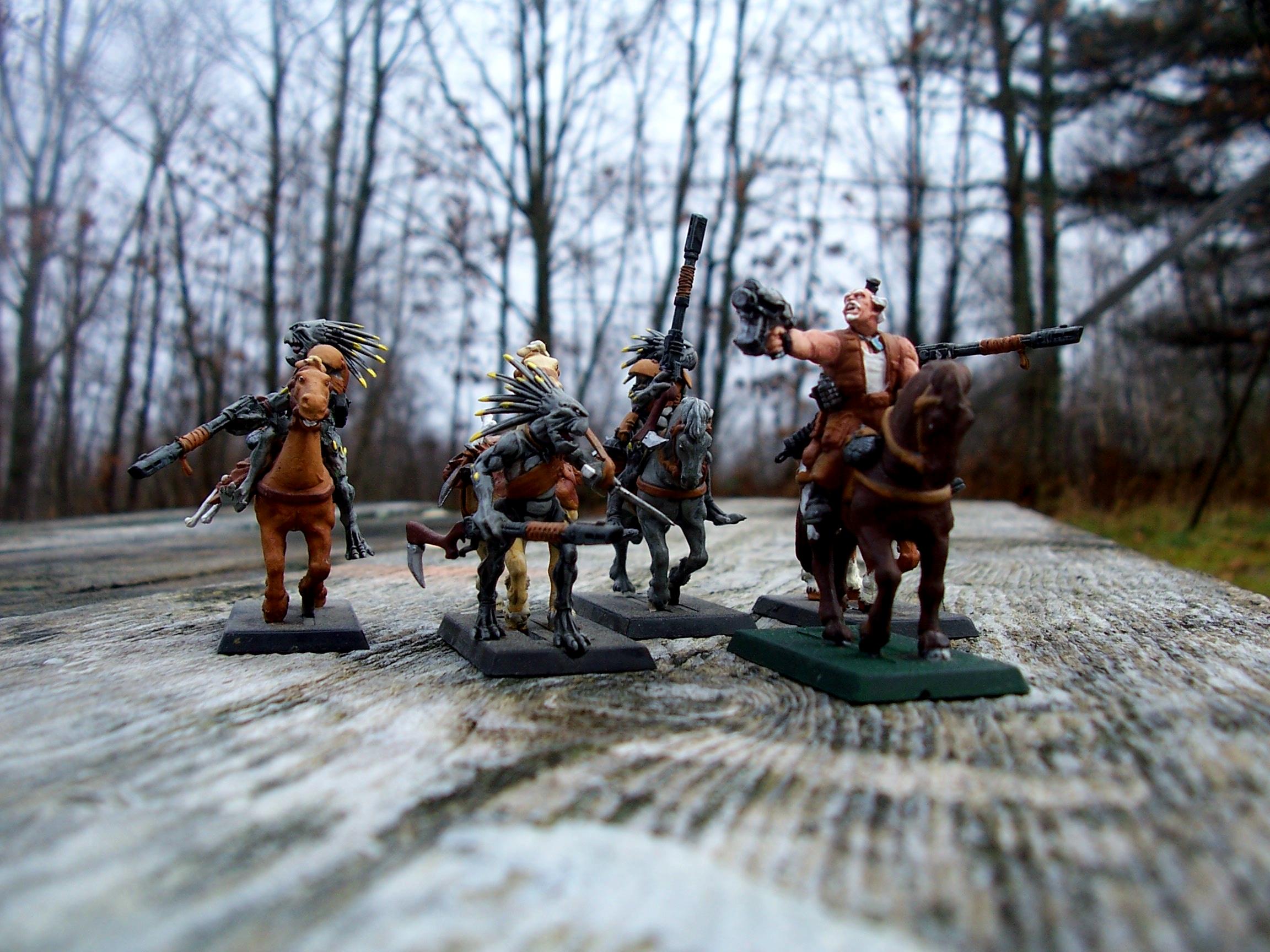 Auxiliaries, Imperial Guard, Kroot, Rough Riders, Tau
