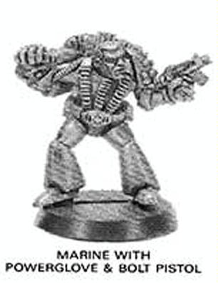 Marine with Powerglove & Bolt Pistol