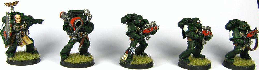 Dark Angels, Space, Space Marines, Tactical Squad, Warhammer 40,000