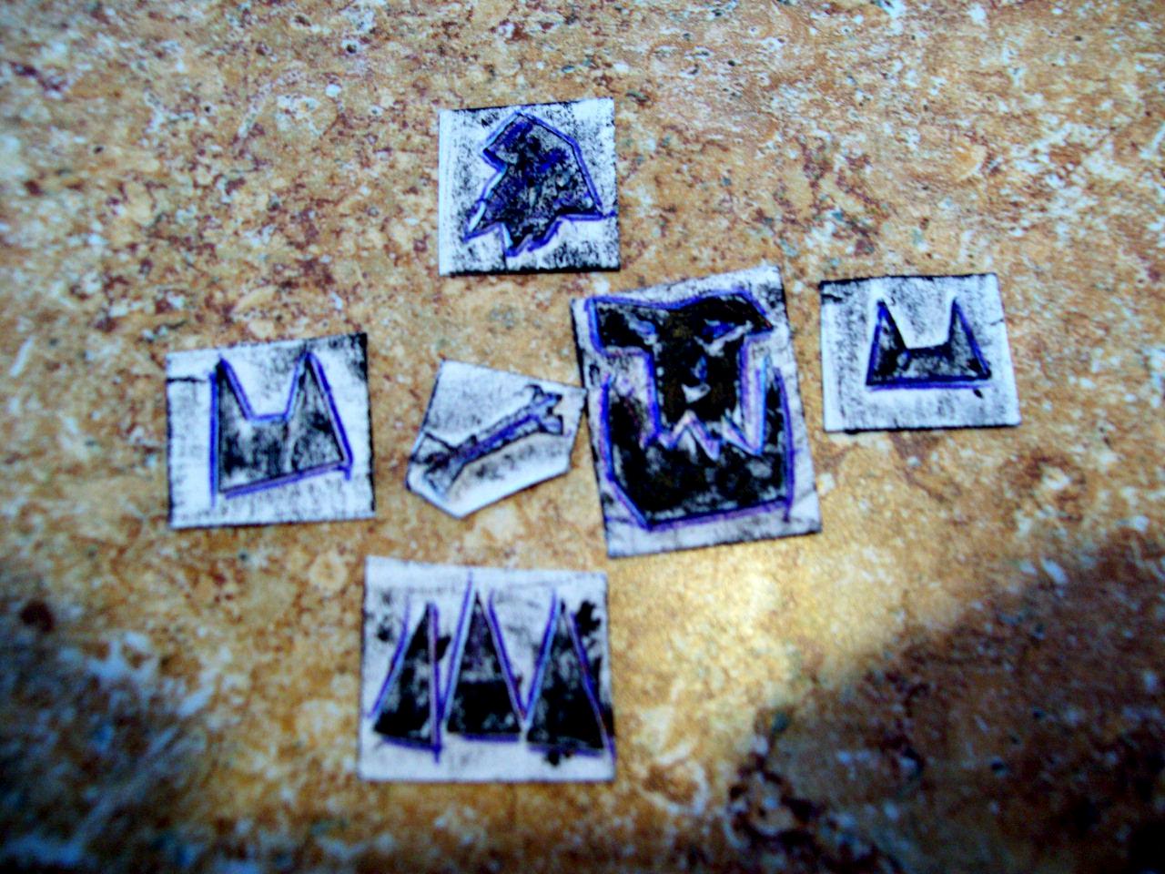 homemade ork glyphs