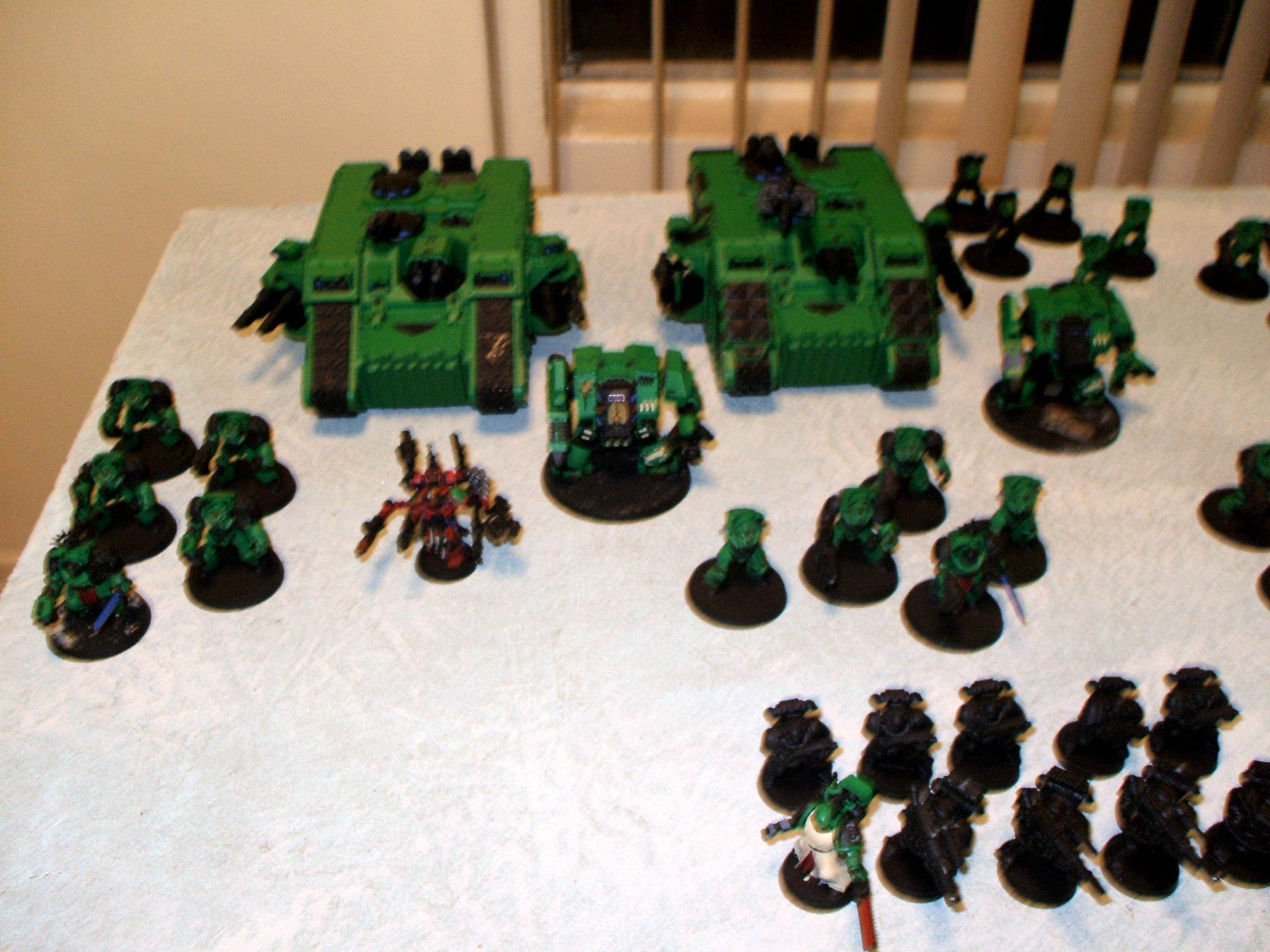 Army, Chaos, Chaos Space Marines, Fabius Bile, Land Raider, Terminator Armor, Work In Progress