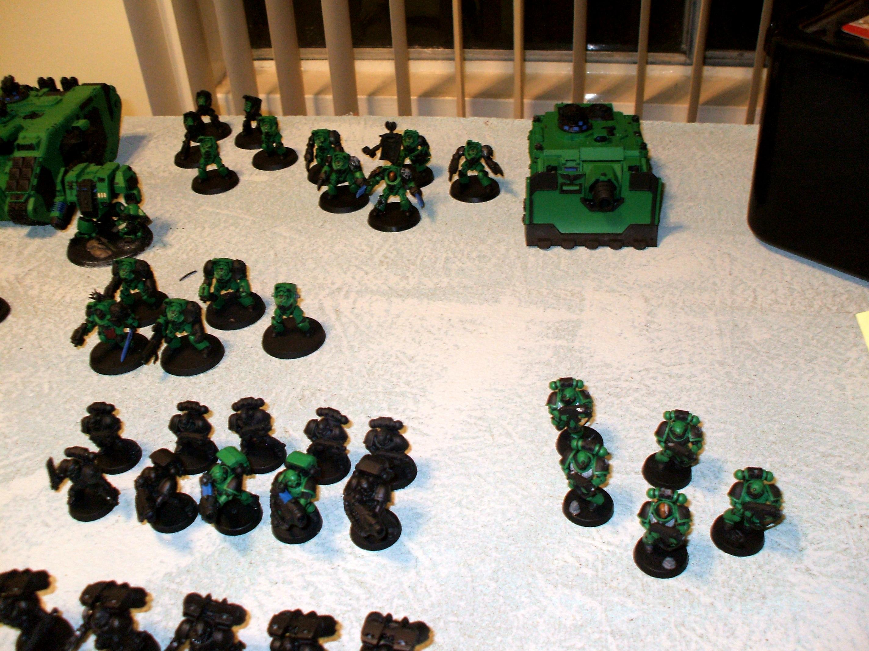 Chaos, Dreadnought, Havocs, Terminator Armor, Vindicator