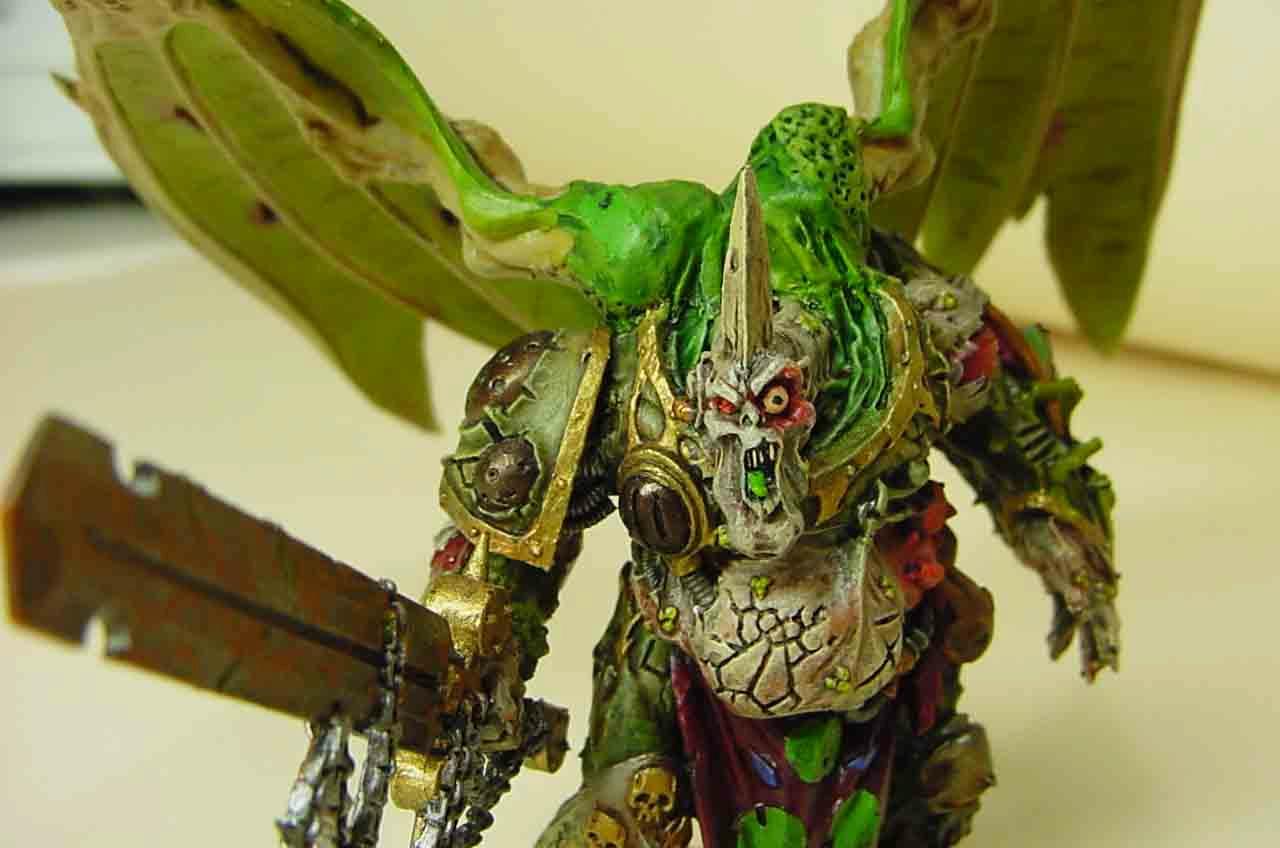 Daemon Nurgle Wings Sword Gross Pustulent