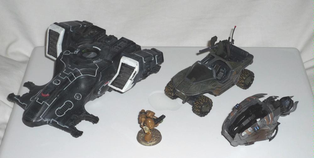 Halo 3 Chopper and Warthog compared with Beaky SM and Hammerhead