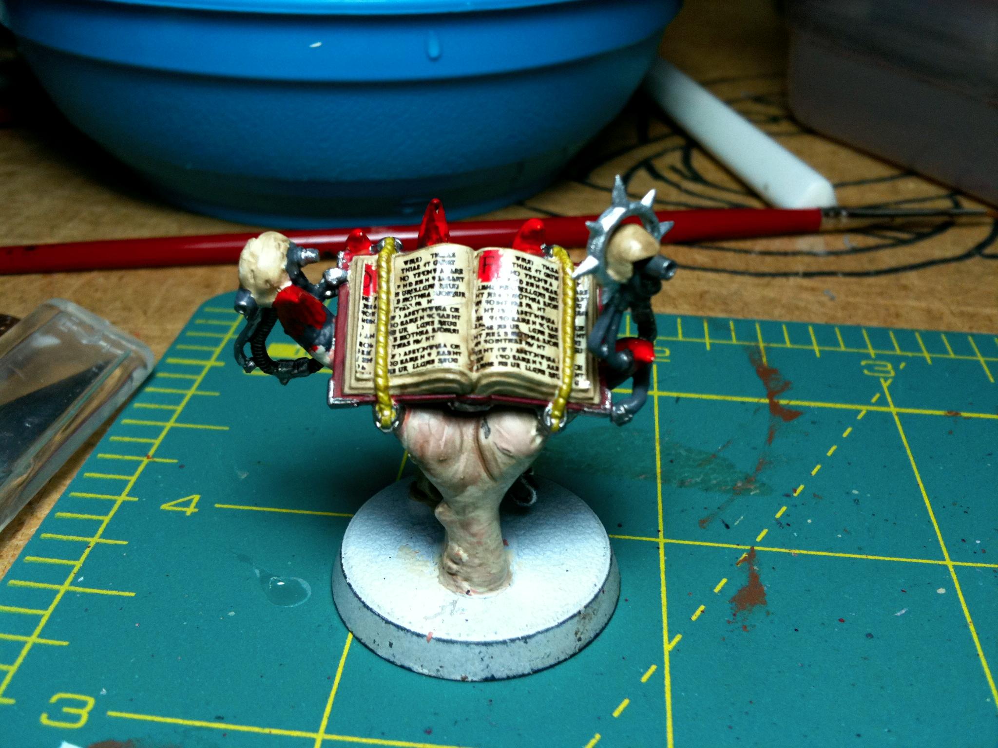 Blood Ravens, Conversion, Librarian, Objective Marker, Servo Skull, Warhammer 40,000, Warhammer Fantasy