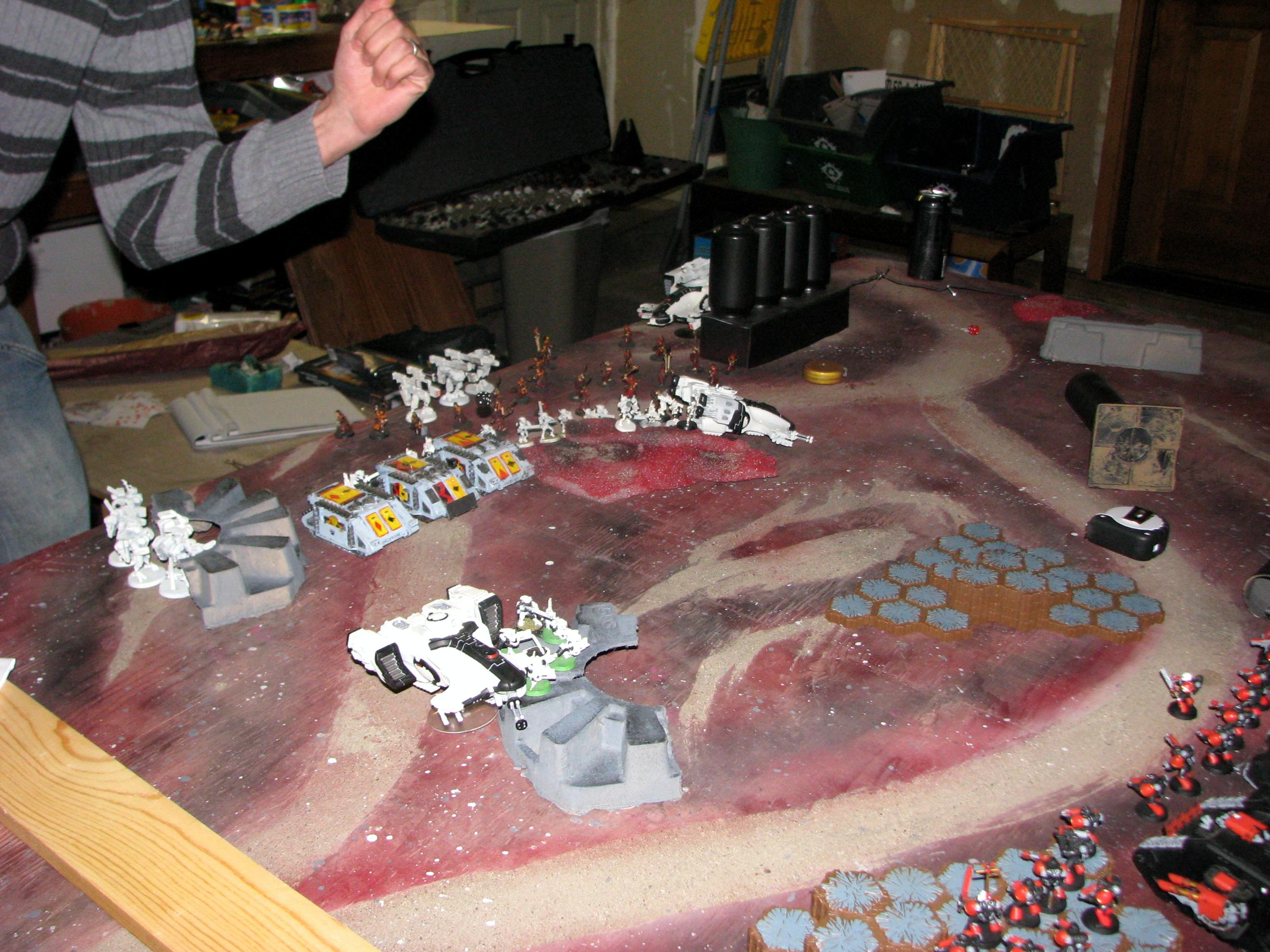 Turn 0 - Tau Deploy and Scout Moves