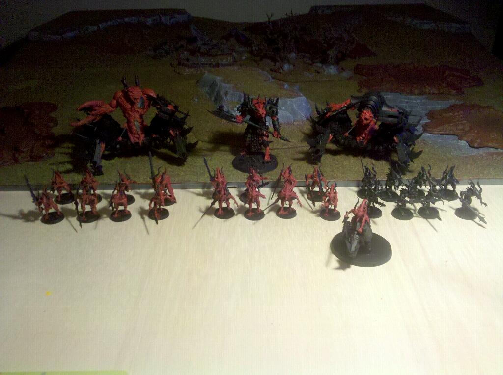 Chaos, Daemons, Warhammer 40,000, Work In Progress