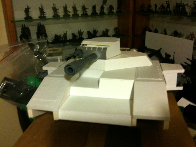 Baneblade Cadians Imperial Guard Kitbash Scratch Build Work In Progress Turret Guns 9250