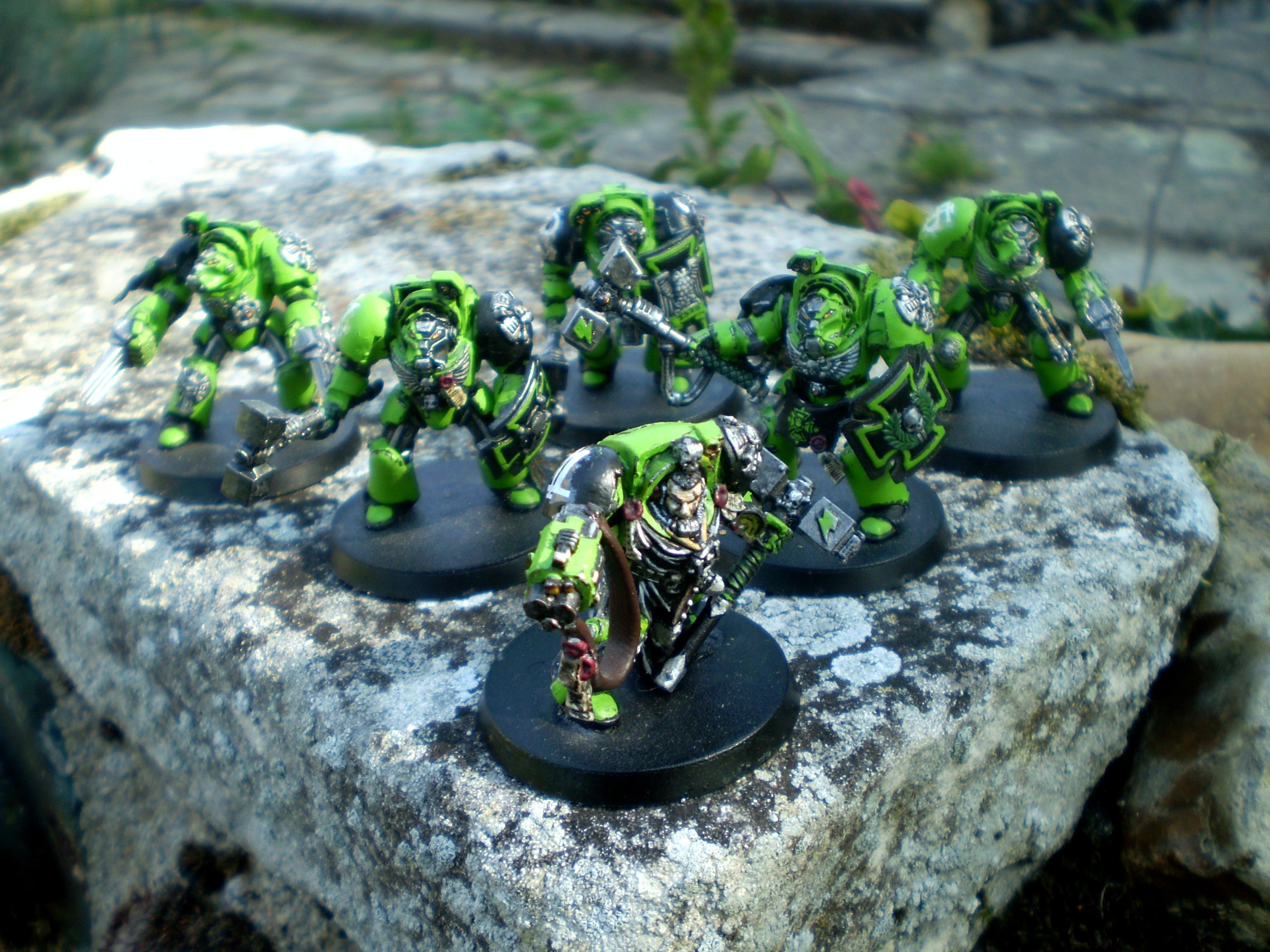 Hammer, Iron Wolf, Space Marines, Terminator Armor