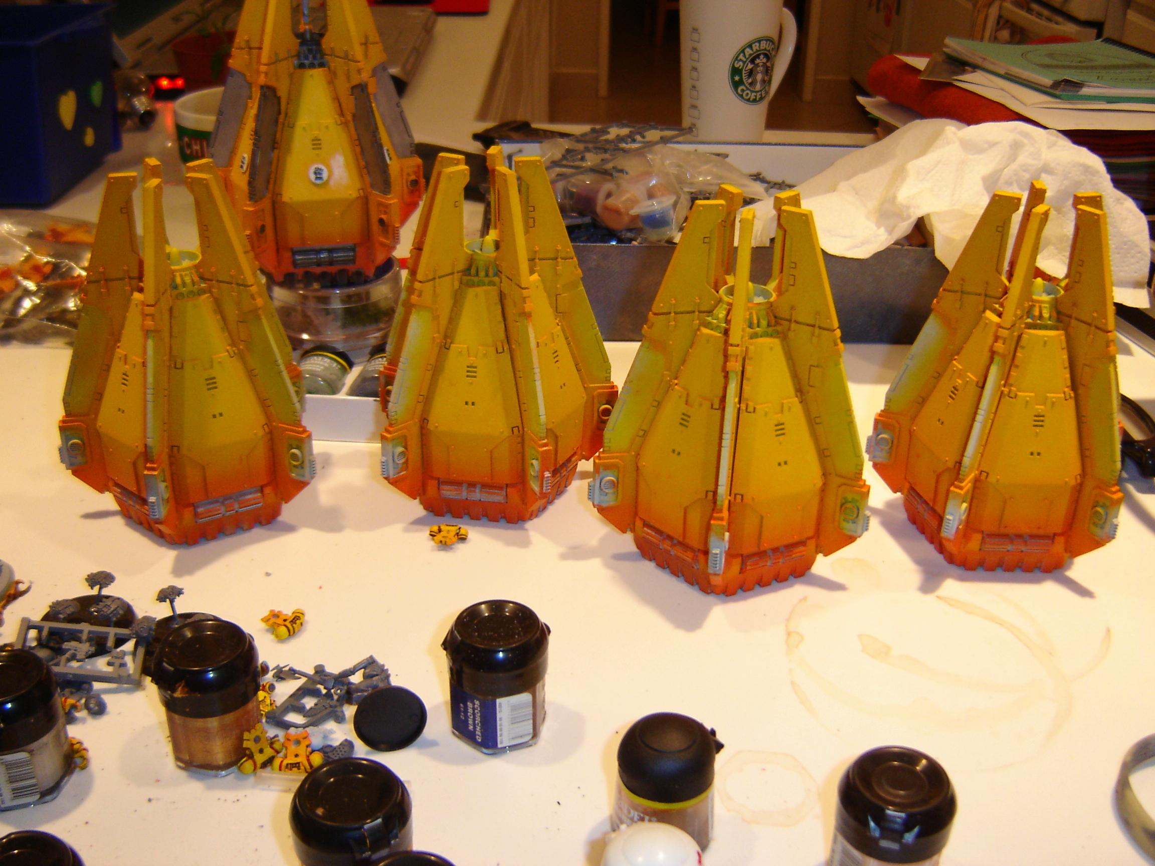 Drop Pod, Imperial Fists, Space Marines