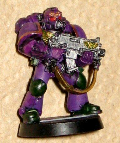 Space Marines, Fred the Paint Test Model