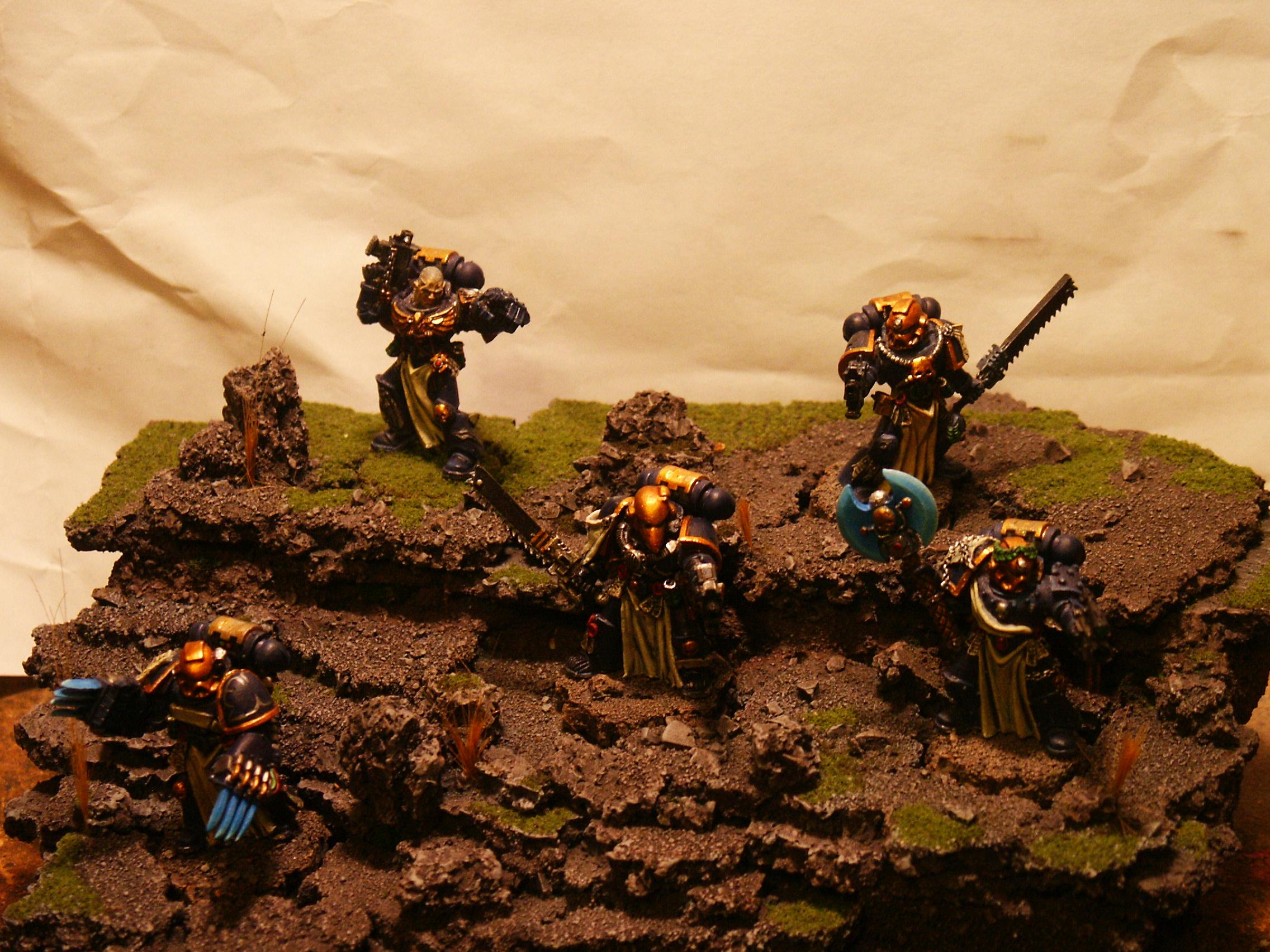 Command Squad, Display, Space Marines