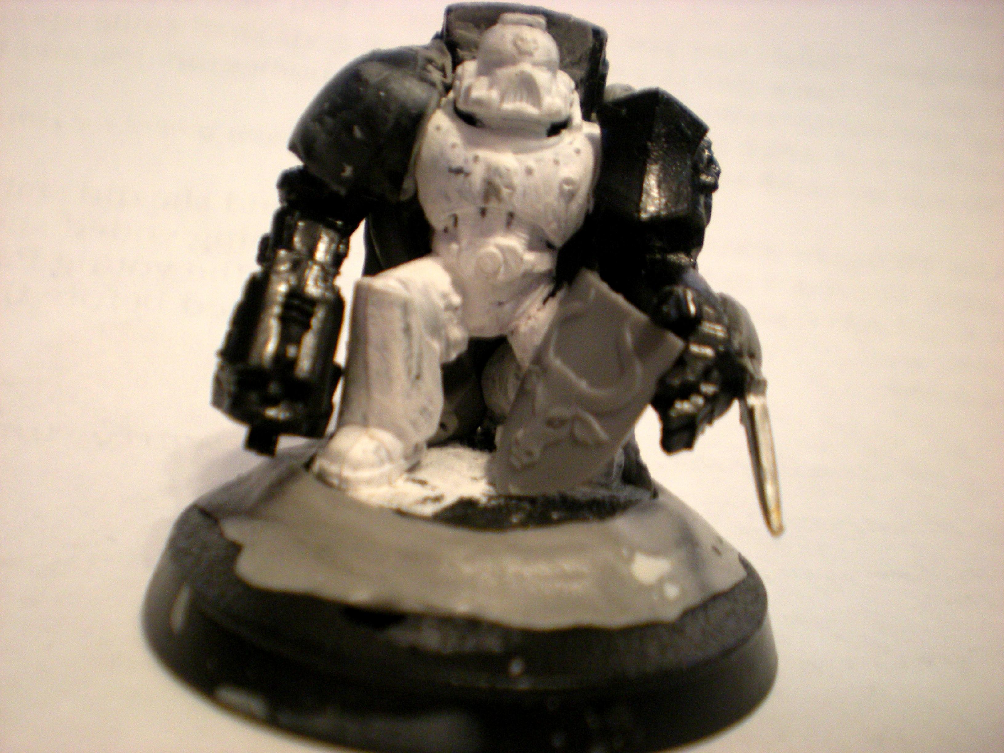 Greenstuff, Librarian, Terminator Armor, Work In Progress