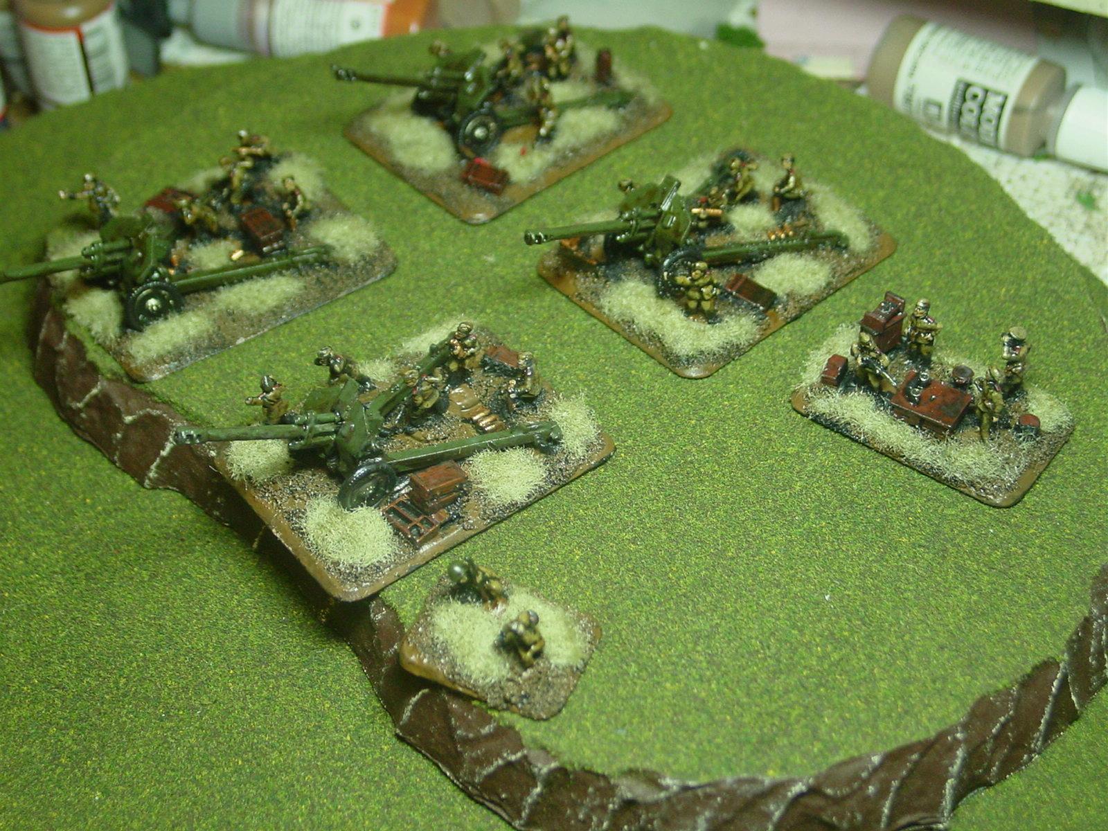 15mm, Artillery, Flames Of War, Russians, Soviet, World War 2