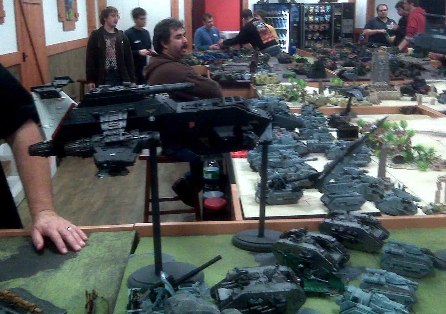 Apocalypse, Battle, Space Marines, Tanksgiving, Thunderhawk