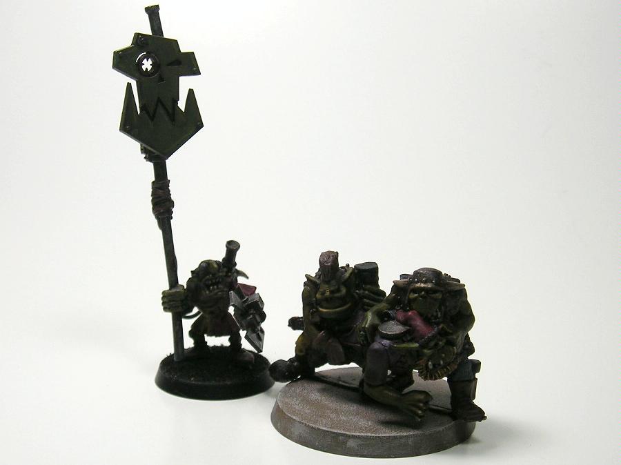 Big, Grots, Mekboy, Snakebite Big Mek SAG w/ Grot